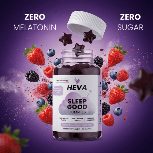 Heva™ Sleep Good Gummies - Melatonin Free and Sugar Free - Heva
